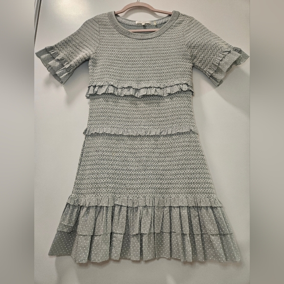 Loveshackfancy Aveline Ruffled Mini Dress Size M - Picture 6 of 13